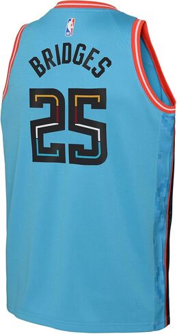 Outerstuff Mikal Bridges Phoenix Suns NBA Turquoise #25 للأطفال الشباب 8-20 City Edition Swingman Player Jersey in Saudi Arabia