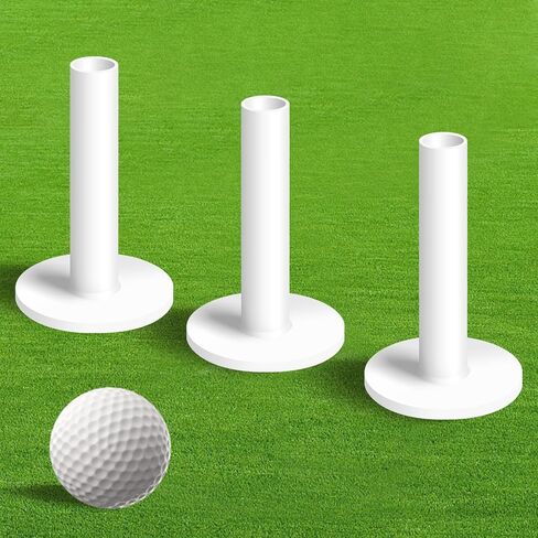 Amy Sport Golf تي شيرتات مطاطية طويلة جدًا مقاس 3 3/4 بوصة قيمة 2 أو 3 عبوات، حامل تي شيرت بطول قابل للتعديل لنطاق القيادة، بساط تدريب متين، ملحقات الجولف للفناء الخلفي الداخلي والخارجي in Kuwait