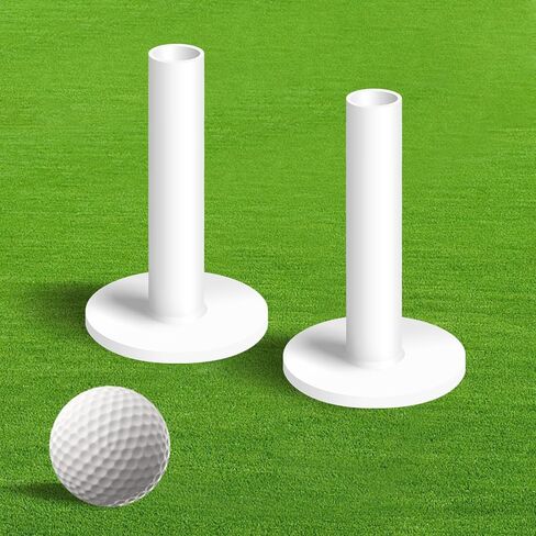 Amy Sport Golf تي شيرتات مطاطية طويلة جدًا مقاس 3 3/4 بوصة قيمة 2 أو 3 عبوات، حامل تي شيرت بطول قابل للتعديل لنطاق القيادة، بساط تدريب متين، ملحقات الجولف للفناء الخلفي الداخلي والخارجي in Kuwait