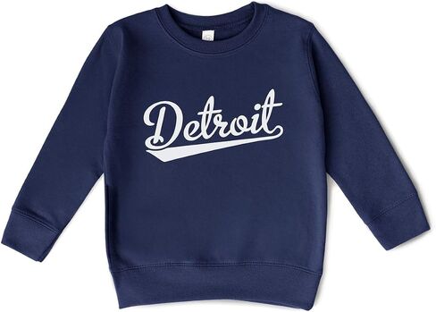 Kids Detroit Sweatshirt – Unisex Fleece Pullover Toddler Crew Neck Sweatshirt in Kuwait