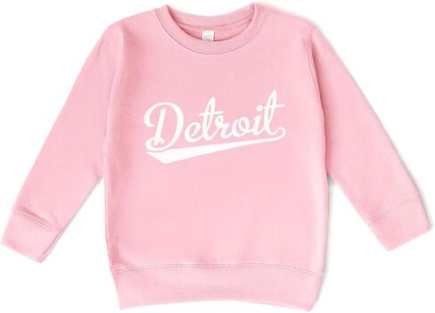 Kids Detroit Sweatshirt – Unisex Fleece Pullover Toddler Crew Neck Sweatshirt in Kuwait