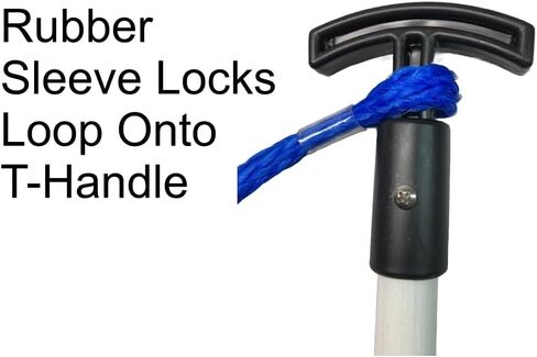 Island Anchor - 1" x 8' - 2 Piece - Shallow Water Anchor Pole : Built for Larger Boats : Securely Anchor on the Beach, Sandbar or in Shallow Water in Saudi Arabia