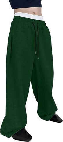 Baggy Sweatpants for Men Cozy Fleece Casual Pants 2025 Fall Winter Wide Leg Open Bottom Athletic Pants with Pockets in Saudi Arabia