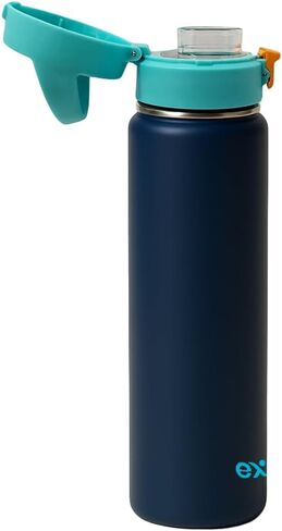 Insulated Stainless Steel Water Bottle | 22 oz | Flip-Top Lid | Chug Spout | Leakproof Lid | Sweat-proof | BPA Free | Keeps Beverages Cold or Hot in Saudi Arabia