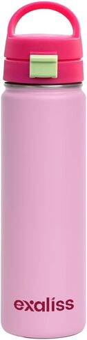 Insulated Stainless Steel Water Bottle | 22 oz | Flip-Top Lid | Chug Spout | Leakproof Lid | Sweat-proof | BPA Free | Keeps Beverages Cold or Hot in Saudi Arabia
