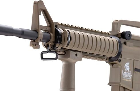 بندقية لانسر التكتيكية Gen 2 RIS Classic M4A1 AEG Airsoft مع بطارية نيمه 9.6 فولت وشاحن (1000 طلقة 0.20 جرام BBS متضمنة) in Kuwait