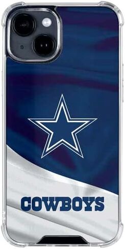 حافظة هاتف Skinit الشفافة متوافقة مع iPhone 14 Plus - تصميم مرخص رسميًا من NFL Dallas Cowboys in Saudi Arabia