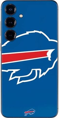 غلاف هاتف Skinit متوافق مع هاتف Galaxy S25 - تصميم جيرسي لفريق NFL Buffalo Bills مرخص رسميًا in Saudi Arabia