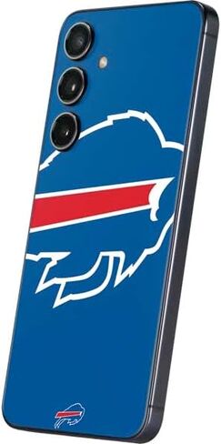 غلاف هاتف Skinit متوافق مع هاتف Galaxy S25 - تصميم جيرسي لفريق NFL Buffalo Bills مرخص رسميًا in Saudi Arabia