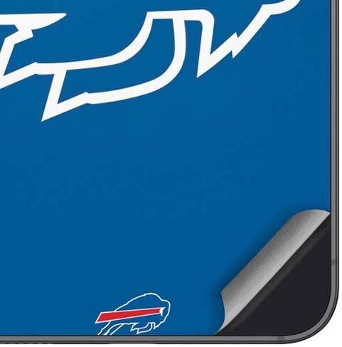 غلاف هاتف Skinit متوافق مع هاتف Galaxy S25 - تصميم جيرسي لفريق NFL Buffalo Bills مرخص رسميًا in Saudi Arabia