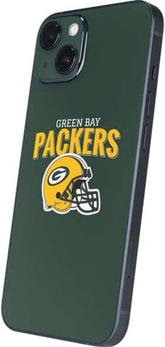 Skinit Decal Phone Skin Compatible with iPhone 15 Plus - Officially Licensed NFL Green Bay Packers Helmet Design in Saudi Arabia