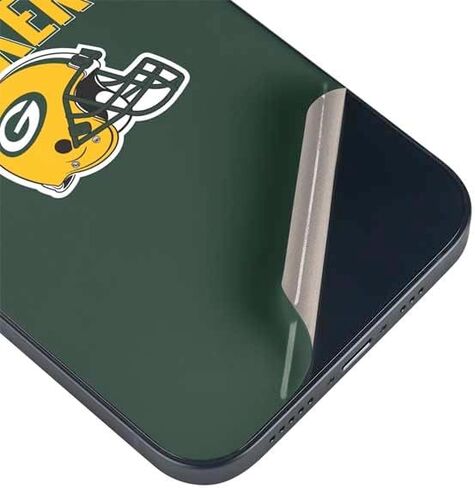 Skinit Decal Phone Skin Compatible with iPhone 15 Plus - Officially Licensed NFL Green Bay Packers Helmet Design in Saudi Arabia
