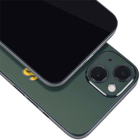 Skinit Decal Phone Skin Compatible with iPhone 15 Plus - Officially Licensed NFL Green Bay Packers Helmet Design in Saudi Arabia