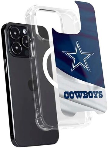 حافظة هاتف Skinit متوافقة مع MagSafe iPhone 13 Pro Max - تصميم مرخص رسميًا من NFL Dallas Cowboys in Saudi Arabia