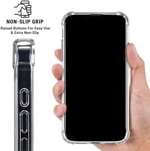Skinit Clear Phone Case Compatible with iPhone 16 - Officially Licensed NFL Minnesota Vikings Large Logo Design in Saudi Arabia