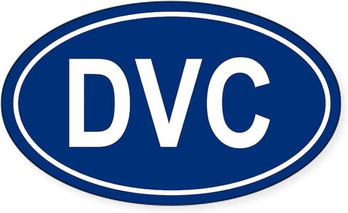 CafePress DVC Oval Sticker Oval Car Bumper Sticker in Saudi Arabia
