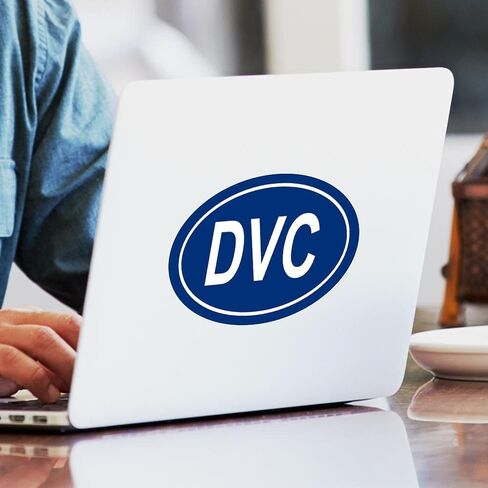 ملصق CafePress DVC بيضاوي الشكل لممتص الصدمات للسيارة in Kuwait