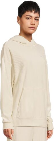 PUMA womens Essentials Elevated Comfort Velour Ribbed Hoodie in Saudi Arabia