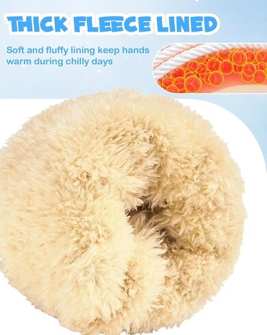 Century Star Kids Snow Ski Gloves Winter - Waterproof Warm Gloves for Boys Girls Ages 4-12, Cold Weather Thermal Fleece Outdoor Sports Mittens Windproof in Saudi Arabia