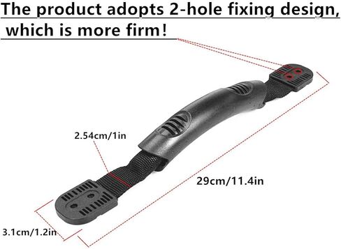 مقابض حمل كاياك بفتحتين، مقابض حمل مطاطية نايلون بديلة مع أجهزة لإدراك مشاعر البجع مدى الحياة في المحيط، زورق الكاياك أو حقيبة الأمتعة in Kuwait