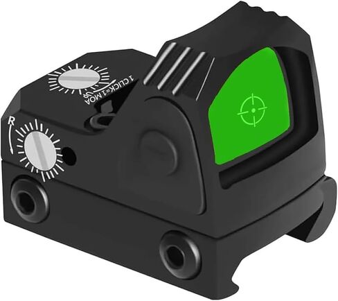 GOTICAL CNC-Machined Fiber Optic Set Front & Rear Handgun Sights for Glock Pistols Standard Models in Kuwait