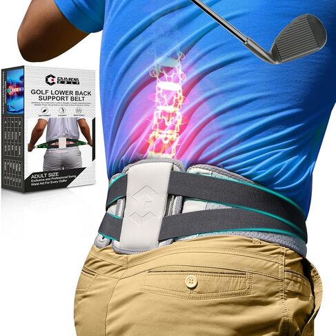 GAIARENA Golf Lower Back Support Belt for Golfers Swing Training Equipment Support & Tighten Waist & HIPS, Protect Lower Back, Prevent Musculoskeletal Damage in Saudi Arabia