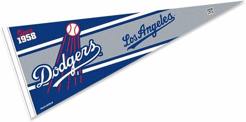 WinCraft Dodgers Retro Vintage Throwback Full Size Pennant Flag in Saudi Arabia