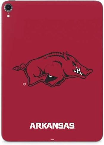 Skinit Decal Tablet Skin Compatible with iPad Pro 12.9in (2017) - Officially Licensed University of Arkansas-Fayetteville Razorbacks Red Logo Design in Saudi Arabia