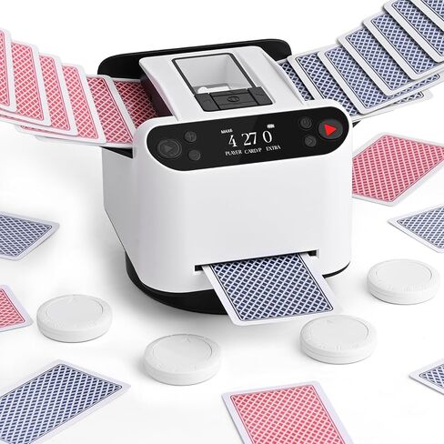 Automatic Card Shuffler and Dealer 2-in-1 for 12 Players in Saudi Arabia