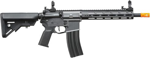 Lancer Tactical Gen 3 Programmable Trigger Hellion MLOCK 10" Lightweight Durable Polymer M4 Airsoft MLOK AEG W/Lipo Battery & Charger (ETU & MOSFET Included) in Saudi Arabia