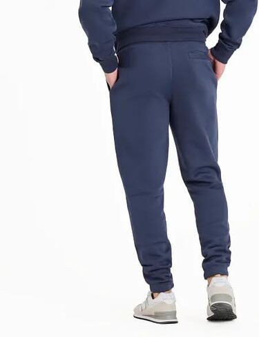 Life is Good Men's Solid Good Vibes Fleece Jogger, Inkwell Blue in Saudi Arabia