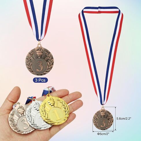 ميداليات جوائز معدنية من باتيكل، ميداليات فائزة بشريط رقبة لمشاركة البالغين في الحفلات الرياضية in Kuwait