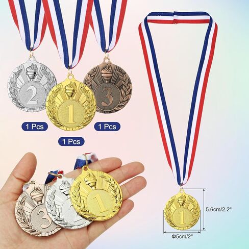 ميداليات جوائز معدنية من باتيكل، ميداليات فائزة بشريط رقبة لمشاركة البالغين في الحفلات الرياضية in Kuwait