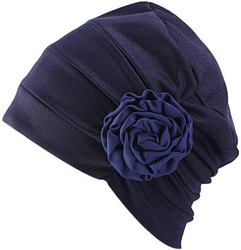 Soft Pre Tied Knot Turbans for Women， Fashion Pleated Turban Cap Beanie Headwrap Sleep Hat, Chemo Cancer Head Scarf in Saudi Arabia