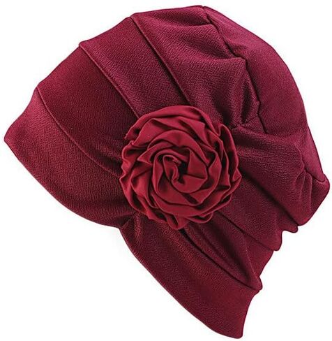 Soft Pre Tied Knot Turbans for Women， Fashion Pleated Turban Cap Beanie Headwrap Sleep Hat, Chemo Cancer Head Scarf in Saudi Arabia
