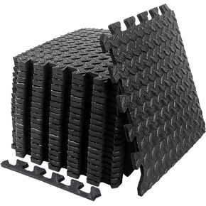 Exercise Mat Puzzle Floor Mat Tiles EVA Foam Gym Flooring Mats, 20 SQ.FT Interlocking Foam Floor Tiles Gym Equipment Workout ym, Yoga, Gymnastics in Saudi Arabia