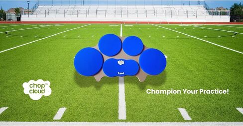Compact Marching Tenor Drum Practice Pad - Multi-target Drumming Practice Pad for Pattern and Phrasing Development - Marching Tenor Layout - 5 Silent Pads with Perfect Rebound - 1:4 Scale in Saudi Arabia