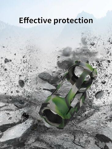 حافظة لمكبر صوت بلوتوث محمول JBL Grip، حماية ناعمة، غطاء حافظة سيليكون BOVUGAC مع حزام كتف وحزام دراجة لملحقات JBL Grip. - أسود in Saudi Arabia