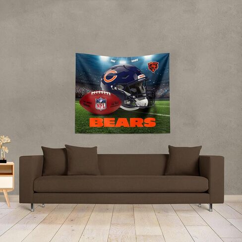 NORTHWEST The Company NFL Chicago Bears Printed Wall Hanging, 34" x 40", Gametime, Team Colors in Saudi Arabia