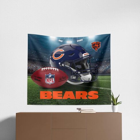 NORTHWEST The Company NFL Chicago Bears Printed Wall Hanging, 34" x 40", Gametime, Team Colors in Saudi Arabia