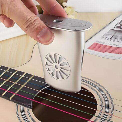 Hordion 4Pcs Acoustic Guitar Humidifier, White Guitar Soundhole Humidifier with Sponge Guitar Maintenance Tool for Moisture Reservoir Prevent Cracking in Kuwait