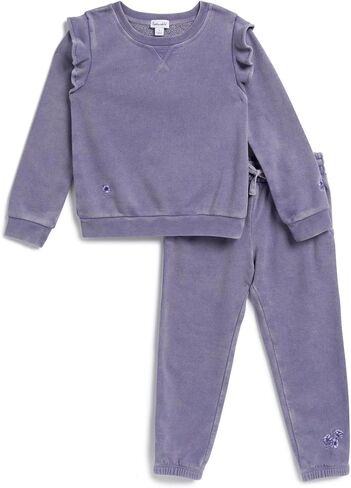 Splendid girls Floral Haze Pullover Sweatshirt and Jogger Pant Set in Saudi Arabia