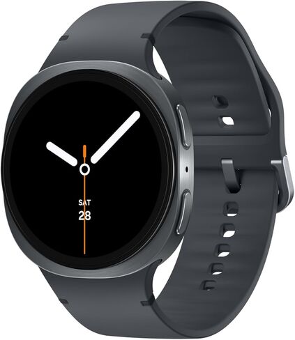 Samsung Galaxy Watch 8 | 40mm | AI Smartwatch w/ 1.34" AMOLED, Wear OS 6, Wi-Fi, Bluetooth, Heart Rate, GPS Fitness Tracker | IP68, MIL-STD-810H | International Model L320 | w/Fast Charger, Graphite in Saudi Arabia
