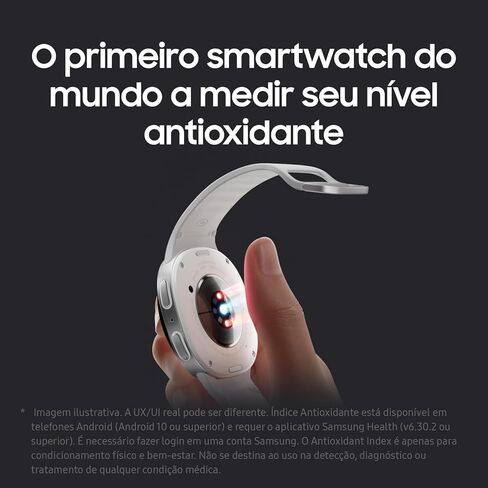 Samsung Galaxy Watch 8 | 40mm | AI Smartwatch w/ 1.34" AMOLED, Wear OS 6, Wi-Fi, Bluetooth, Heart Rate, GPS Fitness Tracker | IP68, MIL-STD-810H | International Model L320 | w/Fast Charger, Graphite in Saudi Arabia