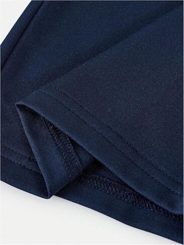 RoseSeek Girl's Fold Over Pants Color Block Low Rise Sweatpants Casual Yoga Pants in Saudi Arabia