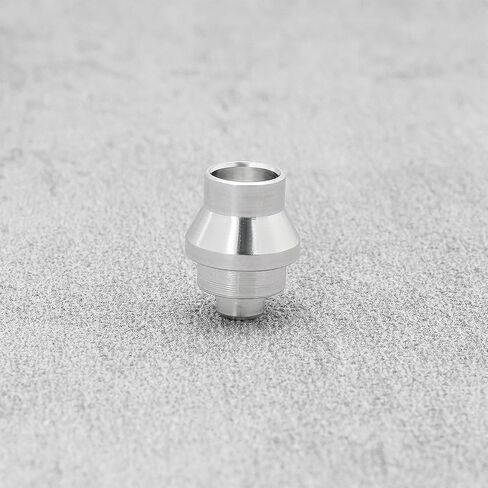 5pcs Bike Cable Stop Ends Aluminum Alloy Brake Ferrules 7mm Inner Diameter Brake Lever Ferrals for Foldable Bike Racing Bike Silver in Saudi Arabia