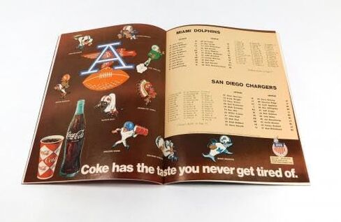 1967 San Diego Chargers at Miami Dolphins AFL Football Program 12-10-67 - NFL Programs in Saudi Arabia