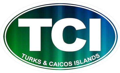 CafePress Turks and Caicos Islands Oval Car Bumper Sticker in Saudi Arabia
