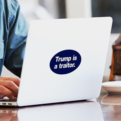 ملصق CafePress قدامى المحاربين ضد ترامب، ملصق بيضاوي لممتص الصدمات للسيارة in Kuwait