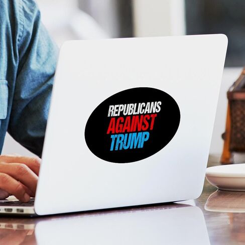 ملصق CafePress قدامى المحاربين ضد ترامب، ملصق بيضاوي لممتص الصدمات للسيارة in Kuwait